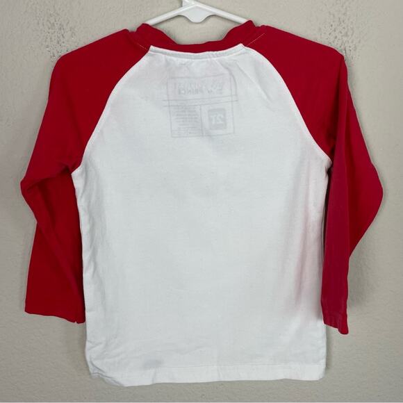 Littlest Prince White Red Green " I've Been Goodish" Long Sleeve T Shirt 2T - Picture 3 of 5